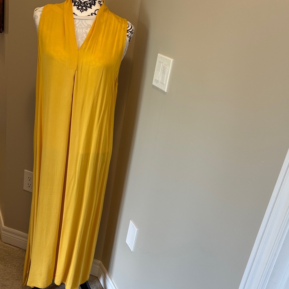 Vibrant Yellow Maxi Dress